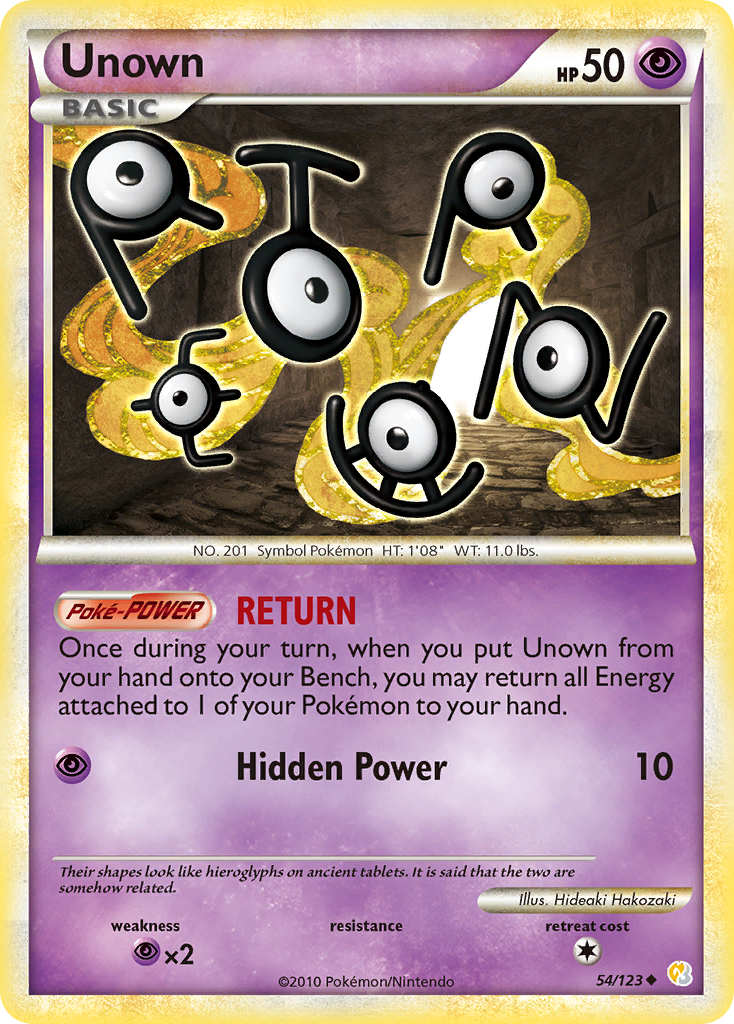 Unown - 054/123 - HeartGold & SoulSilver