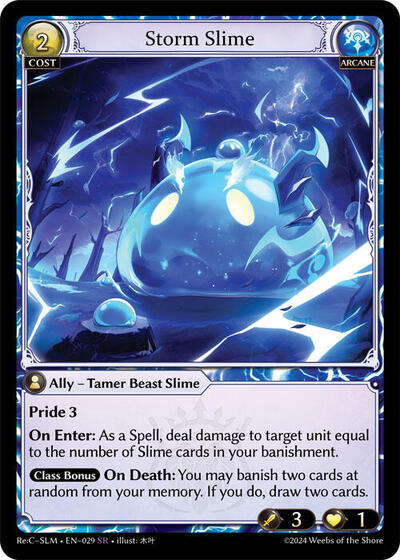 Storm Slime - 029 - Super Rare - Silvie Re:Collection, Slime Sovereign