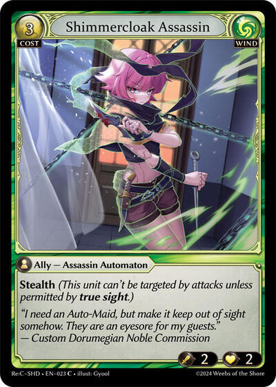 Shimmercloak Assassin - 023 - Common - Tristan Re:Collection, Shadowdancer