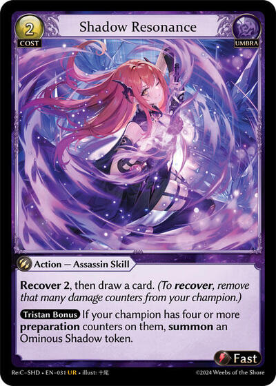 Shadow Resonance - 031 - Ultra Rare - Tristan Re:Collection, Shadowdancer