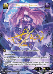 Ominous Shadow - 010 - Collector Super Rare - Promotional Cards