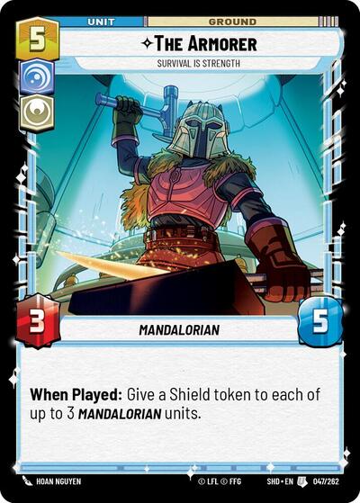 The Armorer - Survival Is Strength - 047/262 - Uncommon - Shadows of the Galaxy