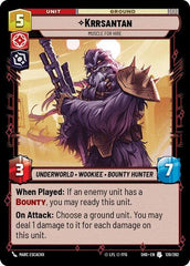 Krrsantan - Muscle for Hire - 139/262 - Uncommon - Shadows of the Galaxy