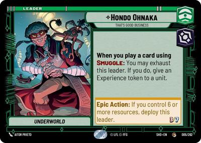 Hondo Ohnaka - That's Good Business - 005/262 - Common - Shadows of the Galaxy