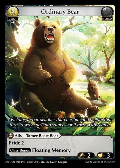 Ordinary Bear - 016 - Promo - Promotional Cards