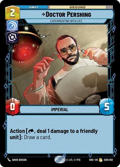 Doctor Pershing - Experimenting With Life - 028/262 - Rare - Shadows of the Galaxy