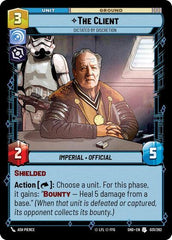 The Client - Dictated by Discretion - 031/262 - Uncommon - Shadows of the Galaxy