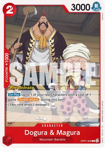 Dogura & Magura - OP07-009 - Common - 500 Years in the Future Pre-Release Cards