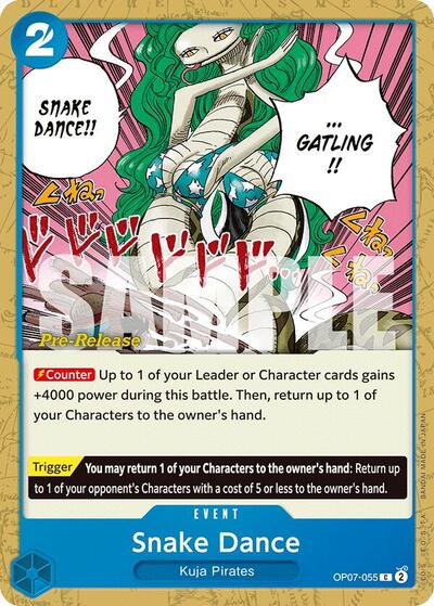Snake Dance - OP07-055 - Common - 500 Years in the Future Pre-Release Cards
