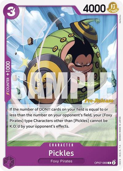 Pickles - OP07-069 - Common - 500 Years in the Future Pre-Release Cards