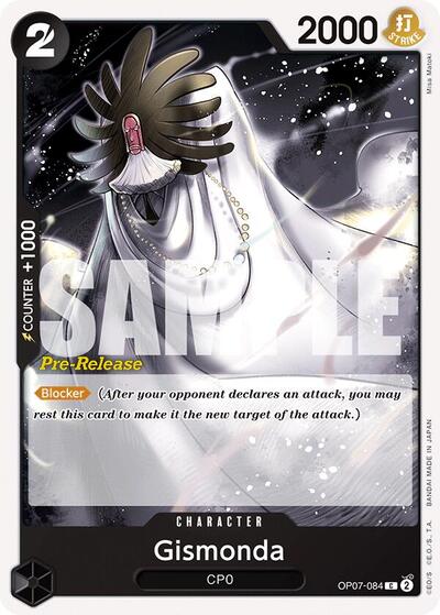 Gismonda - OP07-084 - Common - 500 Years in the Future Pre-Release Cards