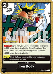 Iron Body - OP07-095 - Common - 500 Years in the Future Pre-Release Cards