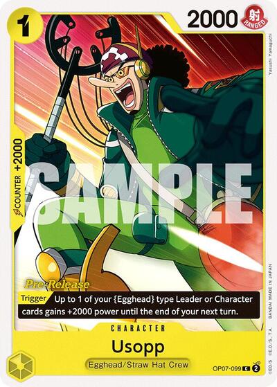 Usopp - OP07-099 - Common - 500 Years in the Future Pre-Release Cards