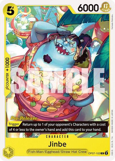 Jinbe - OP07-102 - Common - 500 Years in the Future Pre-Release Cards