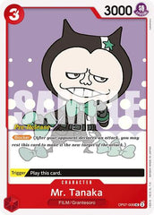 Mr. Tanaka - OP07-008 - Uncommon - 500 Years in the Future Pre-Release Cards