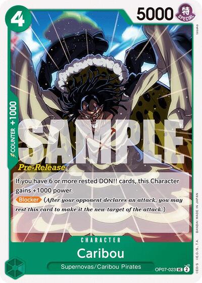 Caribou - OP07-023 - Uncommon - 500 Years in the Future Pre-Release Cards