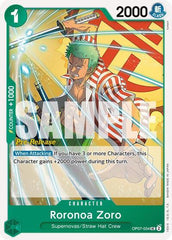Roronoa Zoro - OP07-034 - Uncommon - 500 Years in the Future Pre-Release Cards