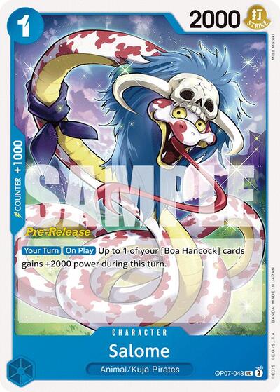 Salome - OP07-043 - Uncommon - 500 Years in the Future Pre-Release Cards