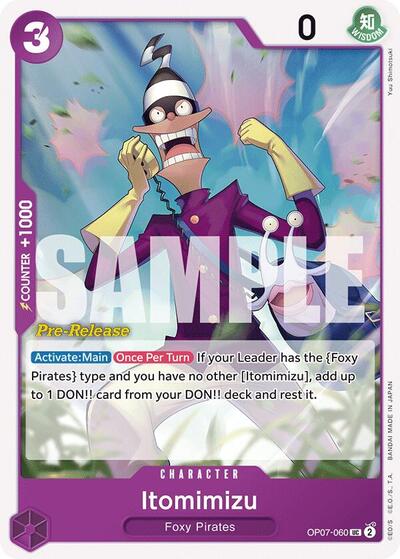 Itomimizu - OP07-060 - Uncommon - 500 Years in the Future Pre-Release Cards