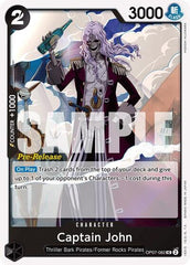 Captain John - OP07-082 - Uncommon - 500 Years in the Future Pre-Release Cards