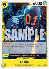 Shaka - OP07-101 - Uncommon - 500 Years in the Future Pre-Release Cards