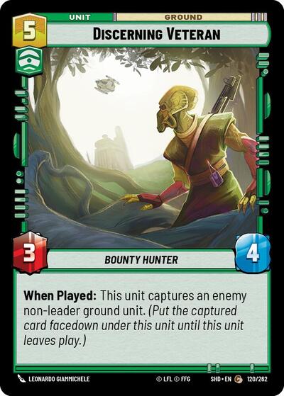 Discerning Veteran - 120/262 - Common - Shadows of the Galaxy