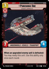 Punishing One - Dengar's Jumpmaster - 137/262 - Uncommon - Shadows of the Galaxy