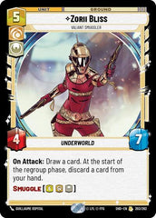 Zorii Bliss - Valiant Smuggler - 203/262 - Rare - Shadows of the Galaxy