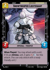 Snowtrooper Lieutenant - 236/262 - Special - Shadows of the Galaxy