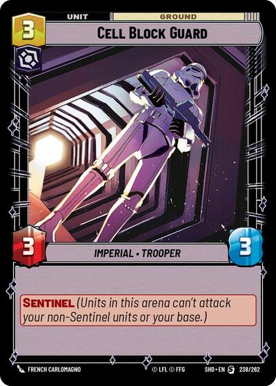 Cell Block Guard - 238/262 - Special - Shadows of the Galaxy