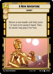 A New Adventure - 207/262 - Uncommon - Shadows of the Galaxy
