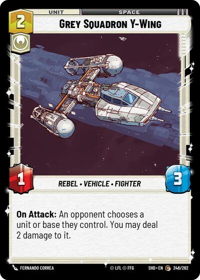 Grey Squadron Y-Wing - 246/262 - Common - Shadows of the Galaxy
