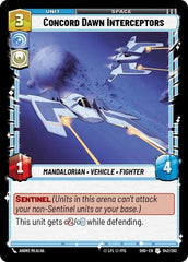Concord Dawn Interceptors - 042/262 - Uncommon - Shadows of the Galaxy