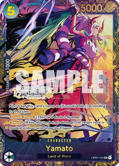 Yamato - OP01-121 - Secret Rare (Treasure Cup) - One Piece Promotion Cards