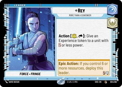 Rey - More Than a Scavenger - 004/262 - Common - Shadows of the Galaxy