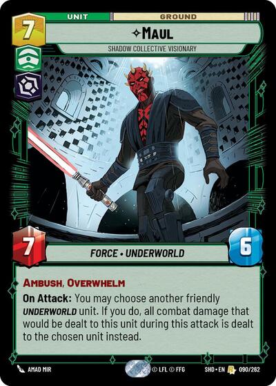 Maul - Shadow Collective Visionary - 090/262 - Rare - Shadows of the Galaxy