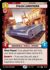 Stolen Landspeeder - 161/262 - Rare - Shadows of the Galaxy