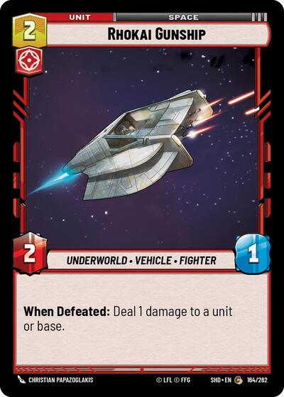 Rhokai Gunship - 164/262 - Common - Shadows of the Galaxy