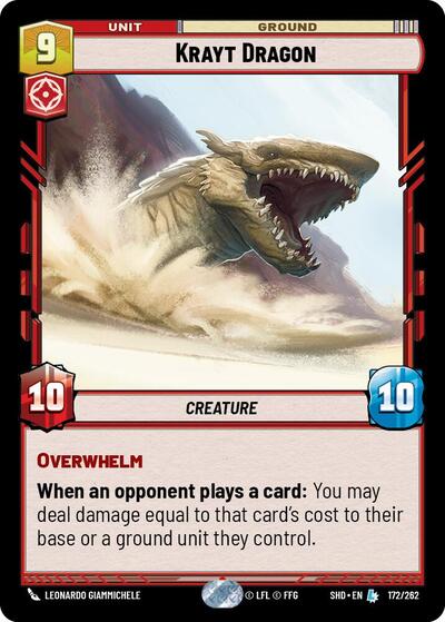 Krayt Dragon - 172/262 - Legendary - Shadows of the Galaxy