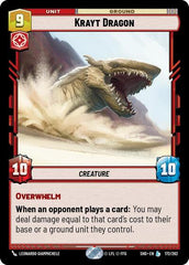 Krayt Dragon - 172/262 - Legendary - Shadows of the Galaxy