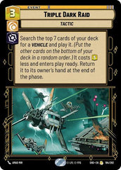 Triple Dark Raid - 194/262 - Rare - Shadows of the Galaxy