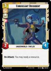 Coruscant Dissident - 199/262 - Uncommon - Shadows of the Galaxy