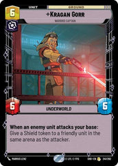 Kragan Gorr - Warbird Captain - 241/262 - Rare - Shadows of the Galaxy