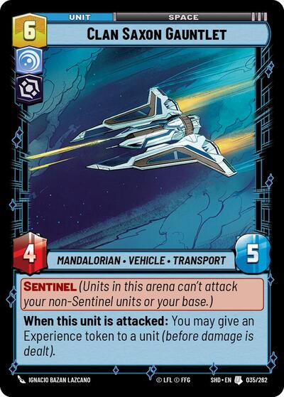 Clan Saxon Gauntlet - 035/262 - Uncommon - Shadows of the Galaxy