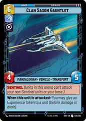 Clan Saxon Gauntlet - 035/262 - Uncommon - Shadows of the Galaxy
