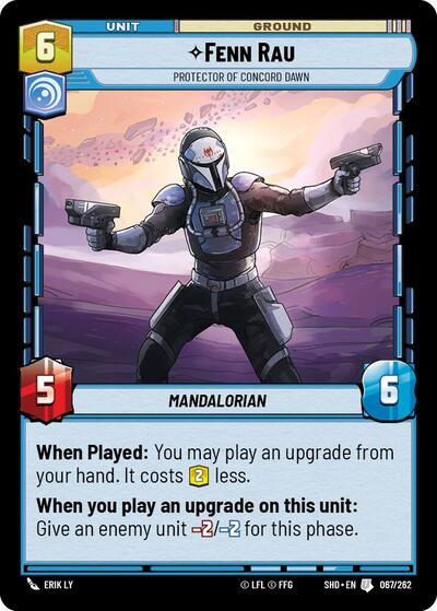 Fenn Rau - Protector of Concord Dawn - 067/262 - Uncommon - Shadows of the Galaxy