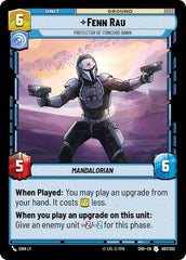 Fenn Rau - Protector of Concord Dawn - 067/262 - Uncommon - Shadows of the Galaxy