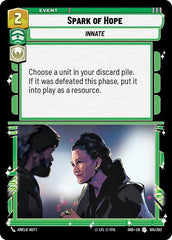 Spark of Hope - 105/262 - Uncommon - Shadows of the Galaxy