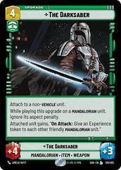 The Darksaber - 126/262 - Legendary - Shadows of the Galaxy