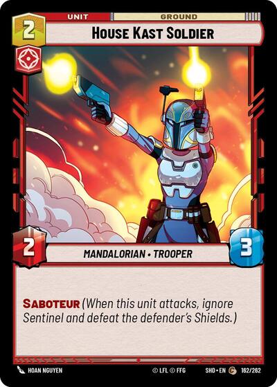 House Kast Soldier - 162/262 - Common - Shadows of the Galaxy